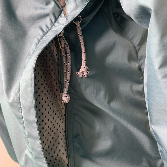 Women’s Patagonia Steele Blue w/ Lining Windbreaker Parka Size Large L - Picture 4 of 10